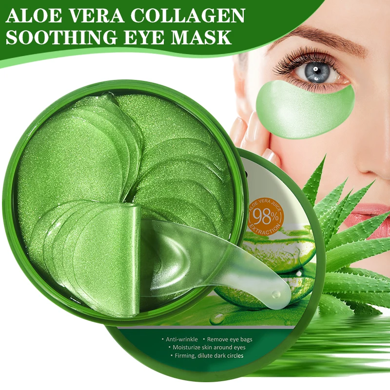 Microneedle Patch Eye - Masker mata kolagen lidah buaya, 60