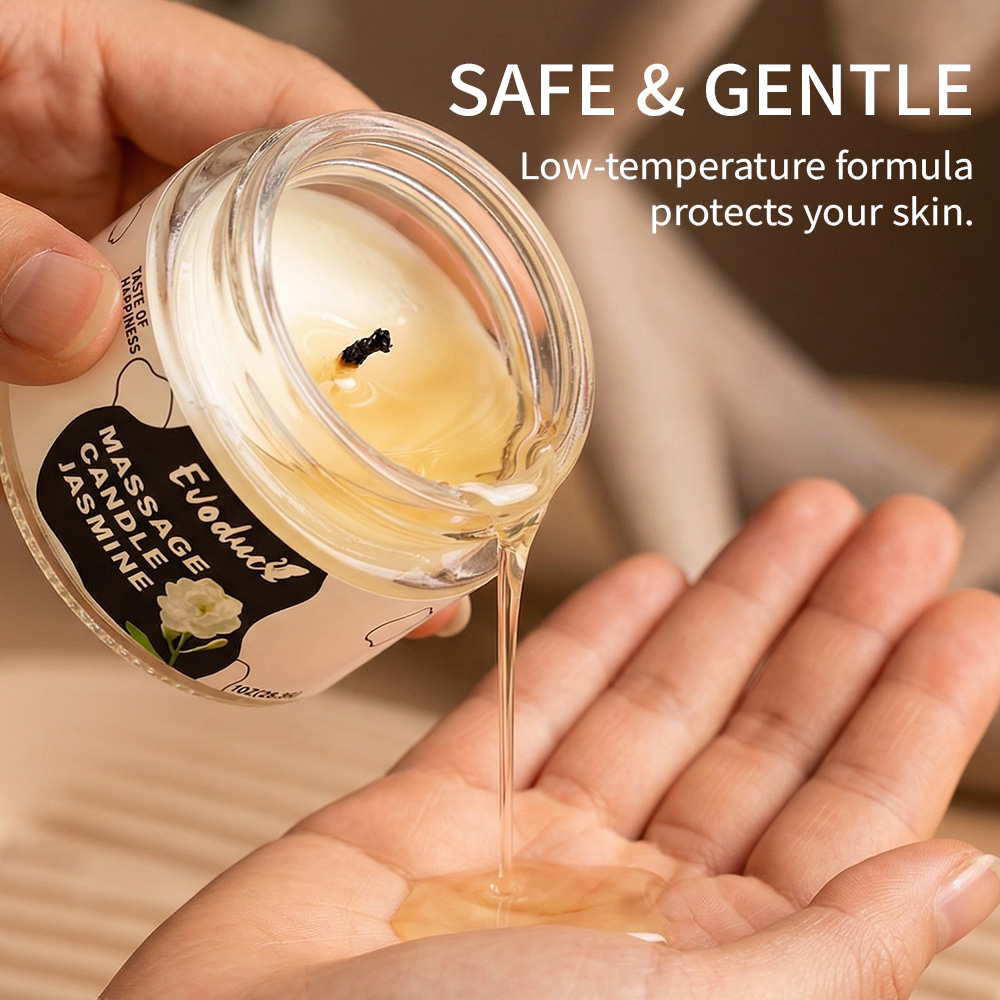 Massage Candle Melting - Lilin Pijat Minyak Melati Lilin Kedelai