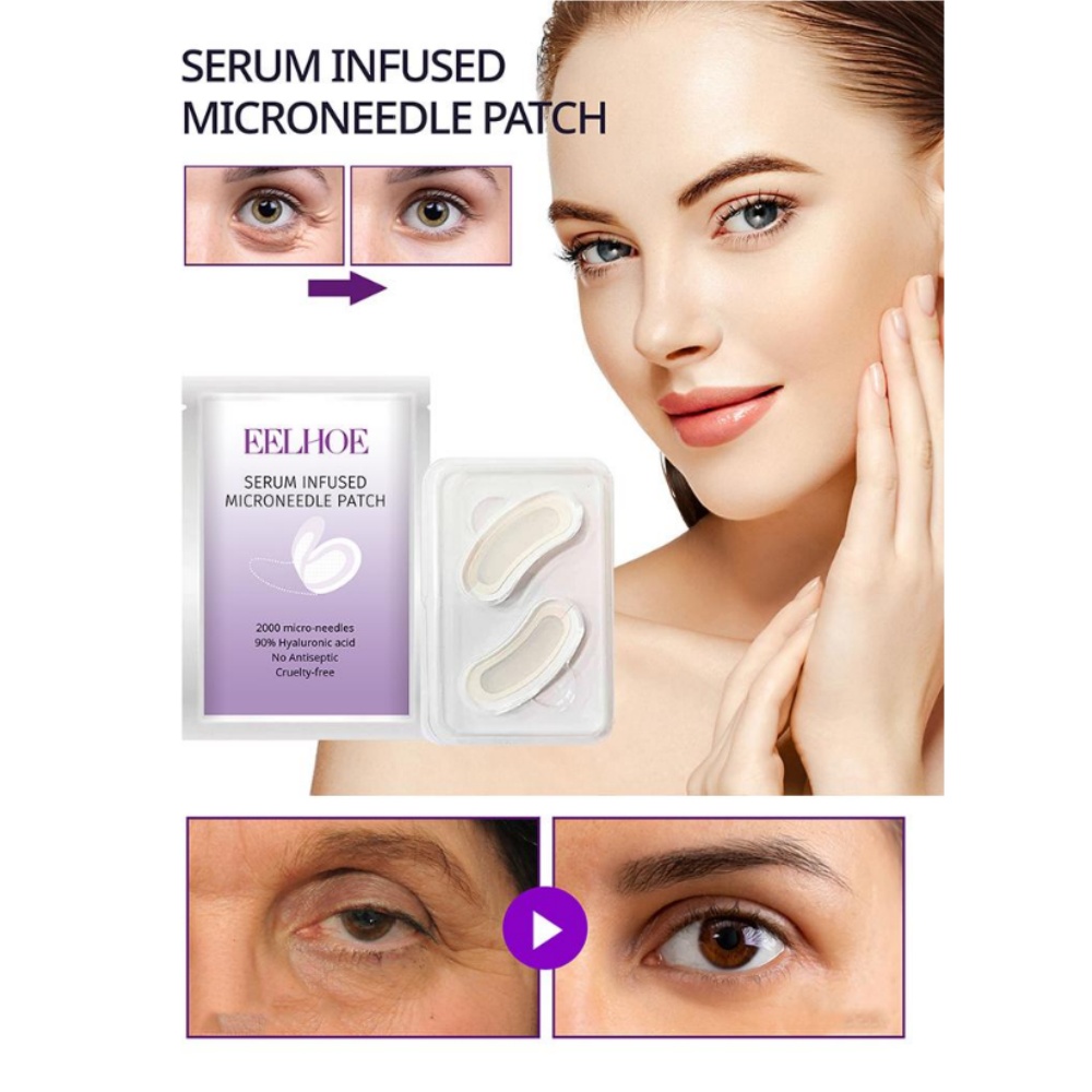 Microneedle Patch Eye - Patch Mask Mata Mikro-Needle, Pengencang dan