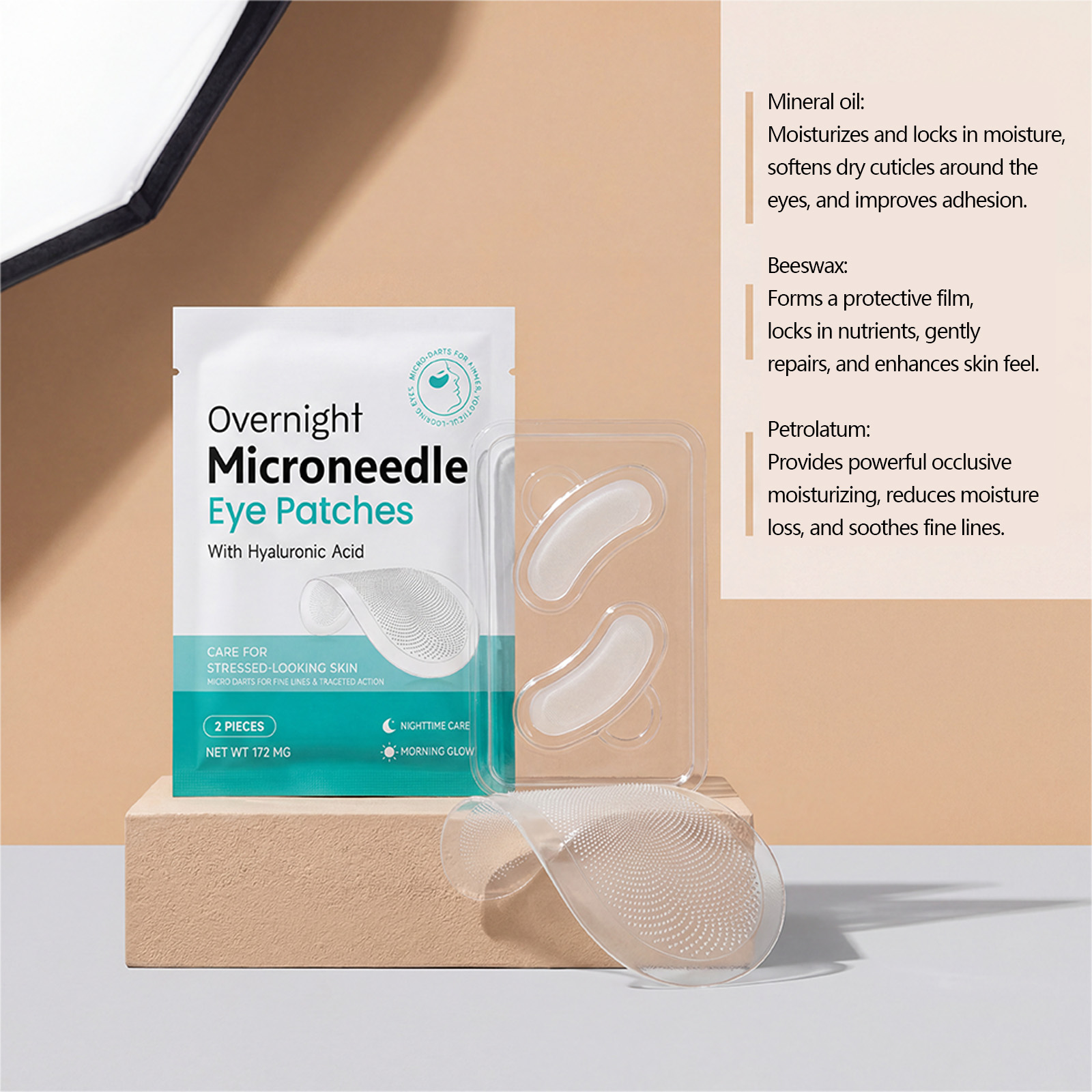 Plester Mata Microneedle Asam  - Microneedle Patch Eye ulasan dan harga