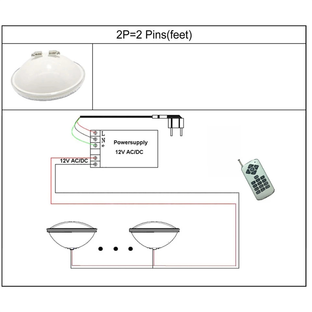 Lampu Bawah Air LED RGB 18W 24 - Xy Spa & Wellness George Town Photos ulasan dan harga